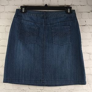 Christopher Banks Petite Denim Skirt 8P